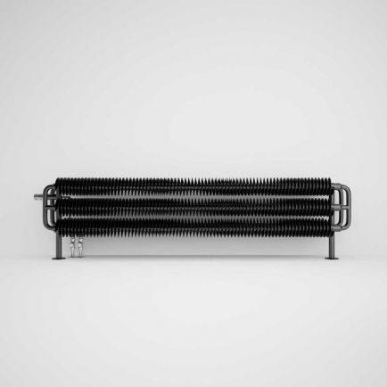 Terma Ribbon HSD Designer Radiator - Metallic Black